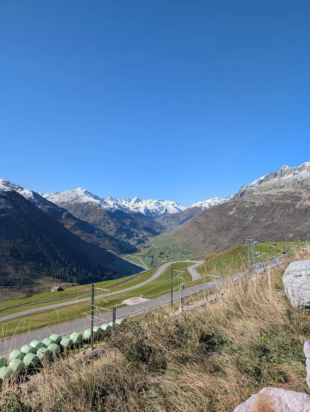 View of the Alps from Andermatt, Switzerland